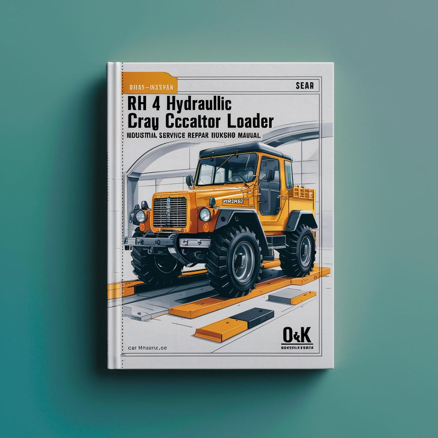 O&K Orenstein & Koppel RH 4 Hydraulic Crawler Excavator Loader Industrial Service Repair Workshop Manual