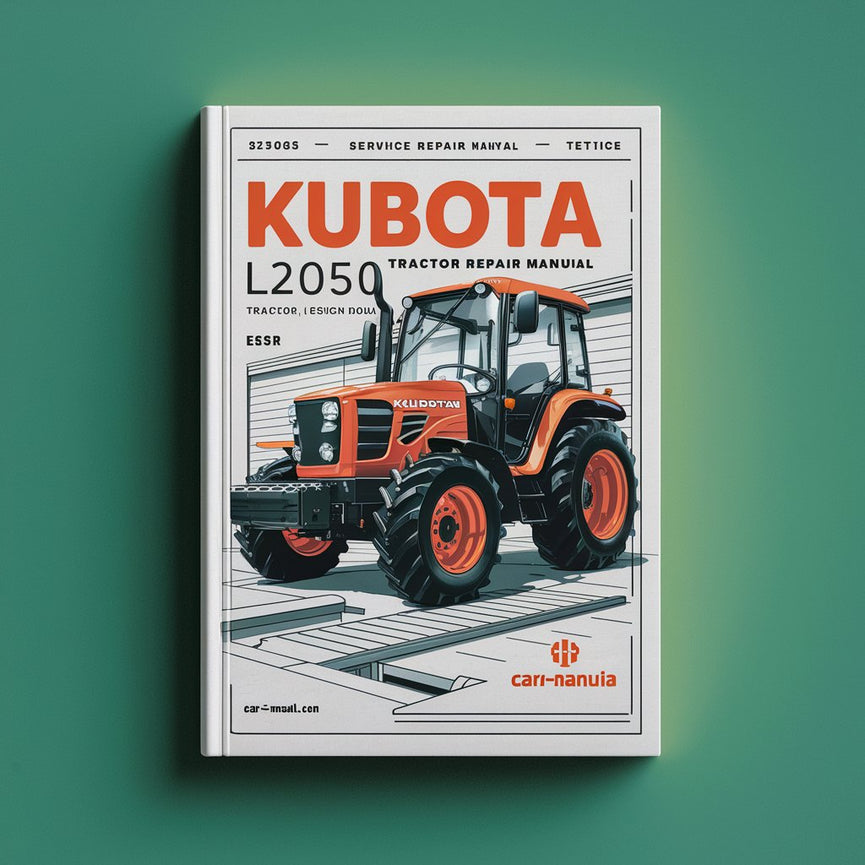 Manual de servicio y reparación del tractor Kubota L2050