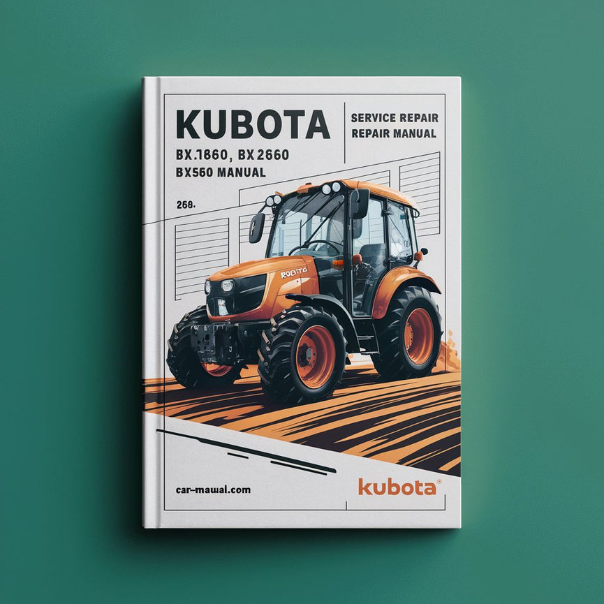 Manual de servicio y reparación de Kubota BX1860 BX2360 BX2660