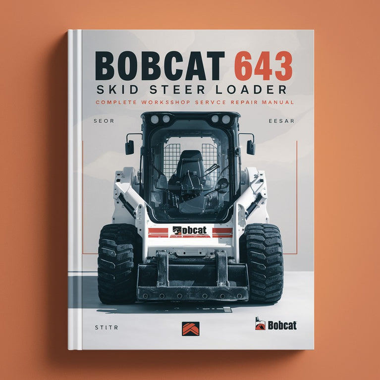 Manual completo de reparación y servicio del minicargador Bobcat 643