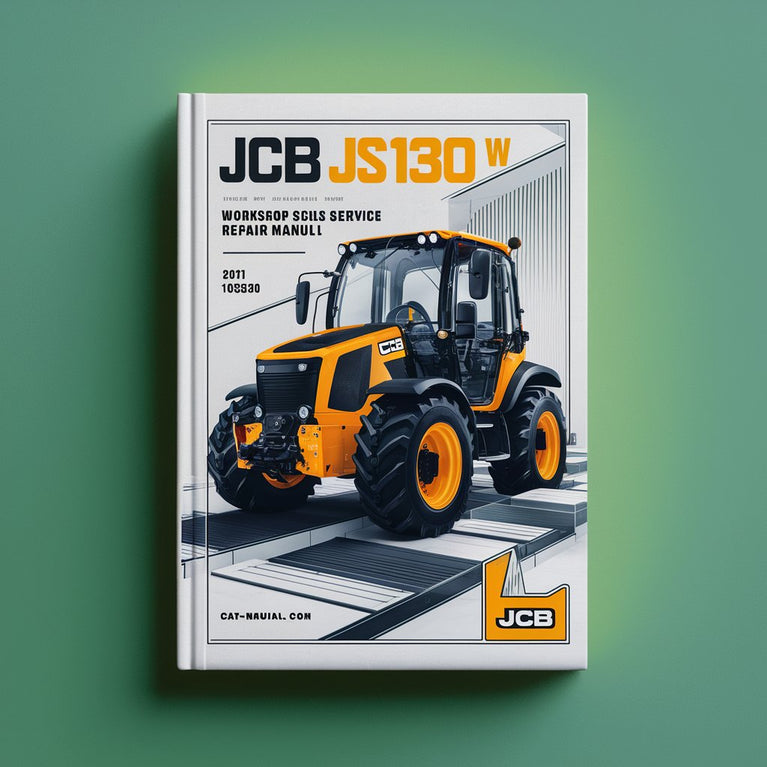 Manual de reparación y servicio del taller JCB JS 130 W Tier 3 1060300 en adelante