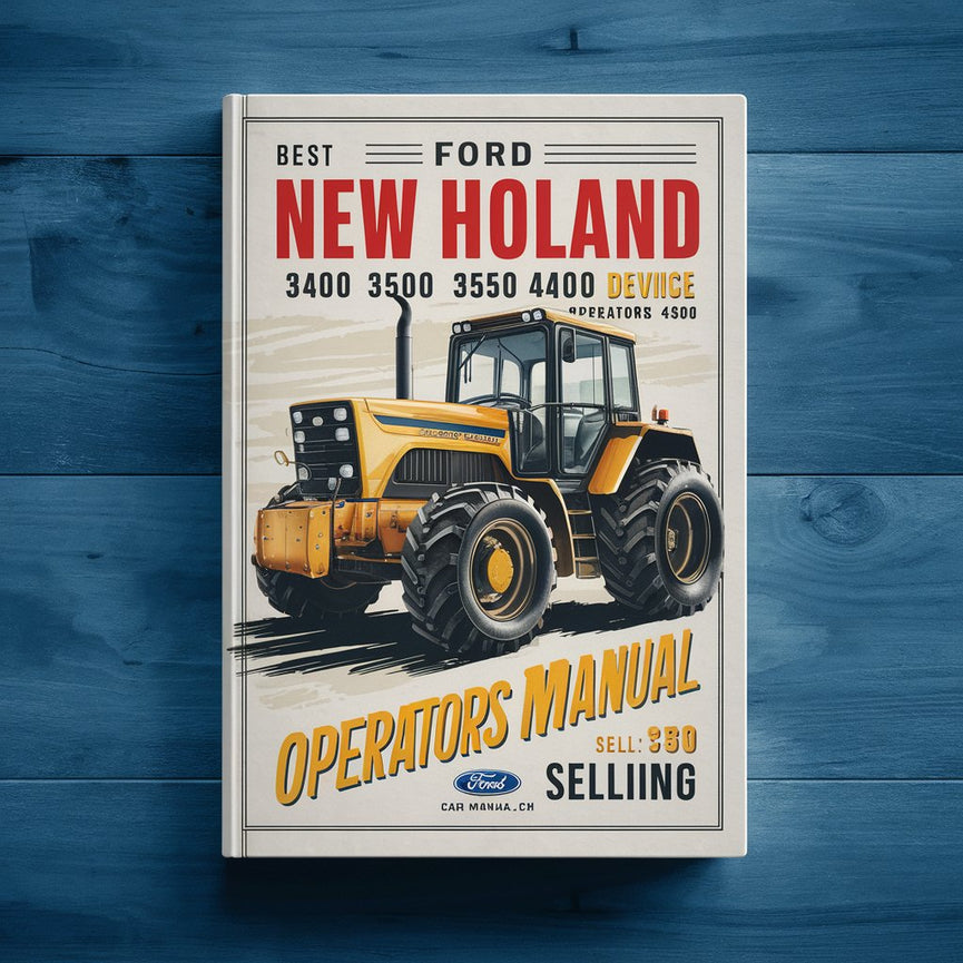 Meilleur manuel d'utilisation du tracteur industriel Ford New Holand 3400 3500 3550 4400 4500 DIGGER-PDF # VENTE