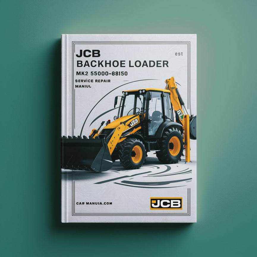 Manual de servicio y reparación de la retroexcavadora JCB 3D MK2 RANGE SN 55000 - 68150