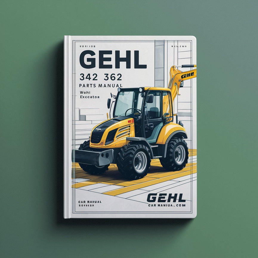 Manual de piezas de miniexcavadora Gehl 342 362