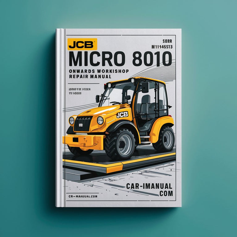 Manual de reparación y servicio del taller JCB Micro 8010 M1149553 en adelante