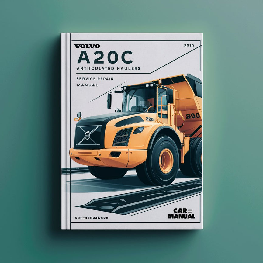 Manuel de réparation et d'entretien des tombereaux articulés VOLVO A20C (ART)