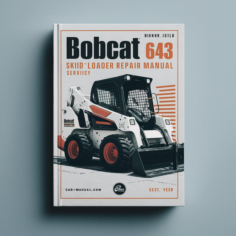 Manual de reparación y servicio de fábrica de la minicargadora BOBCAT 643