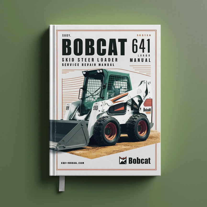 Manual de servicio y reparación de la minicargadora BOBCAT 641