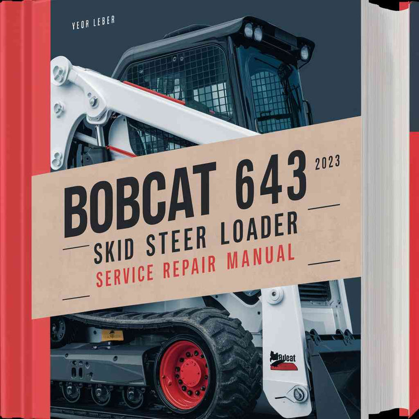 Manual de servicio y reparación de la minicargadora BOBCAT 643