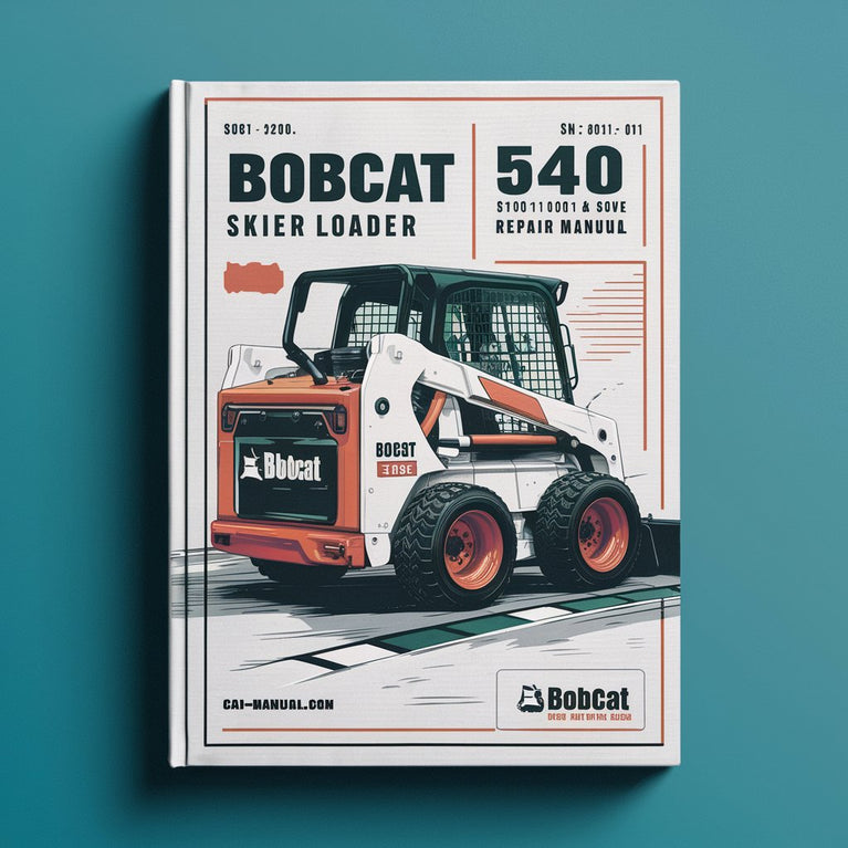 Manual de reparación y mantenimiento de minicargadoras BOBCAT 540 SN 501012001 y superiores