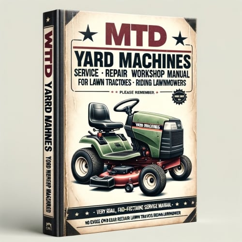 Manuel d'atelier de réparation et d'entretien des tondeuses autoportées Yardman de MTD Yard Machines pour tracteurs à gazon et tondeuses autoportées à moteur arrière Télécharger le PDF