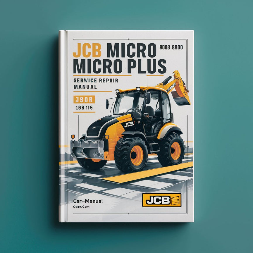 Manual de servicio y reparación de excavadoras JCB Micro Micro Plus 8008 8010