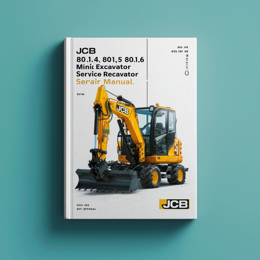 Manual de servicio y reparación de miniexcavadoras JCB 801.4 801.5 801.6