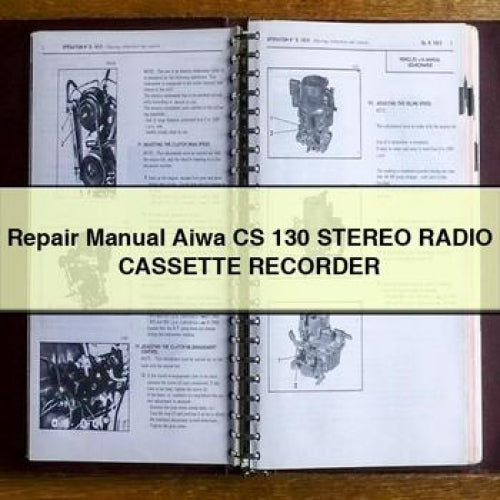 Repair Manual Aiwa CS 130 Stereo RADIO CASSETTE RECORDER PDF Download