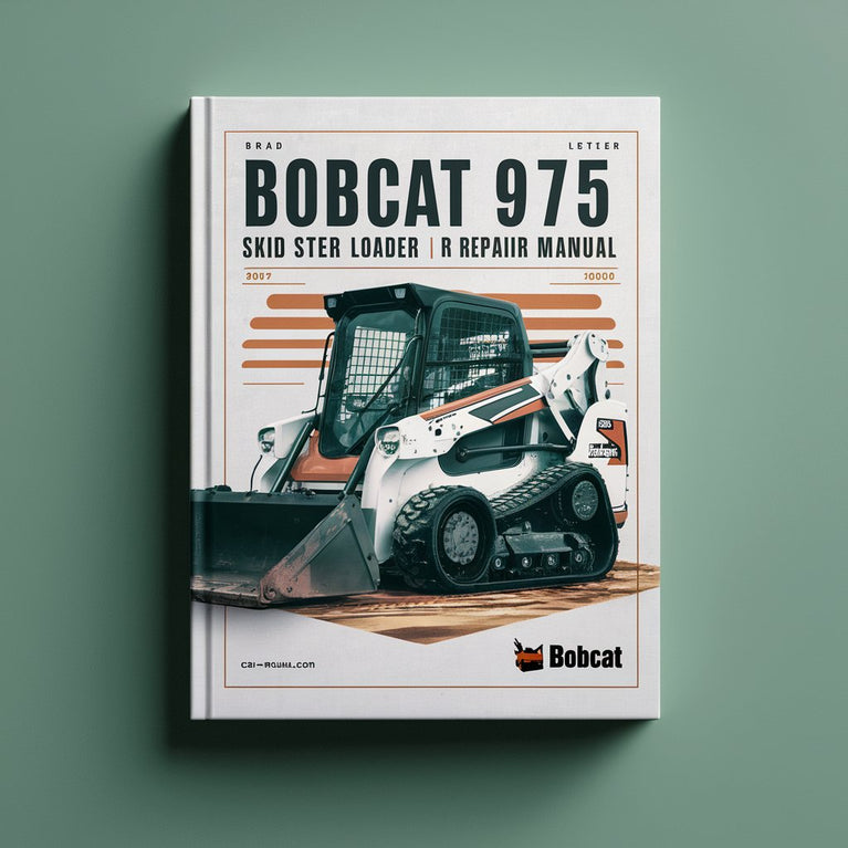 Bobcat 974 975 Skid Steer Loader Service Repair Manual