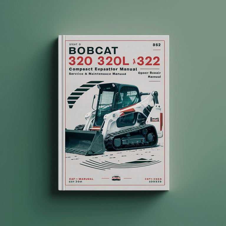 Bobcat 320 320L 322 Compact Excavator Service Repair Manual + Operation & Maintenance Manual + Wiring/Hydraulic/Hydrostatic Schematic