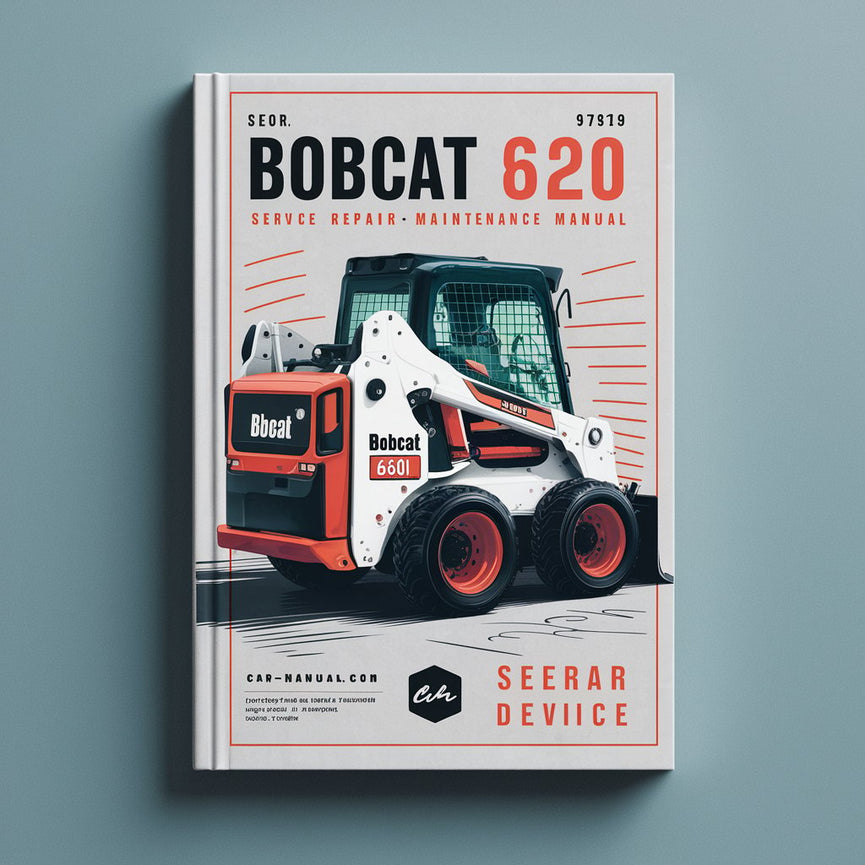 Manual de servicio y reparación de minicargadoras Bobcat 620 + Manual de operación y mantenimiento