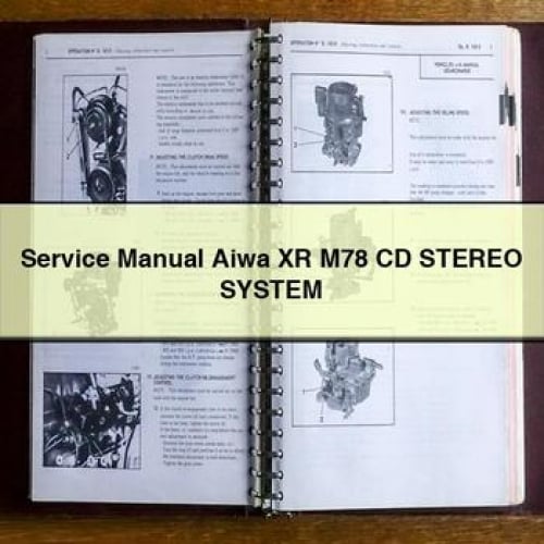 Service Manual Aiwa XR M78 CD Stereo System PDF Download