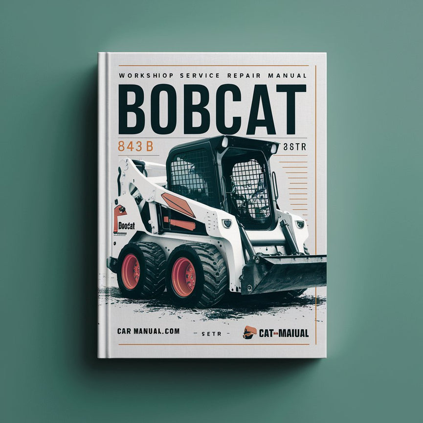 Manual de reparación y servicio del minicargador Bobcat 843B