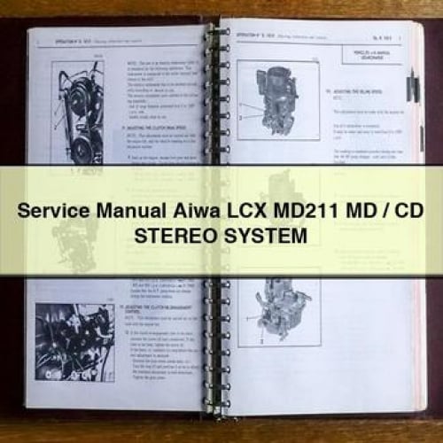 Manuel de service Aiwa LCX MD211 Système stéréo MD / CD Téléchargement PDF