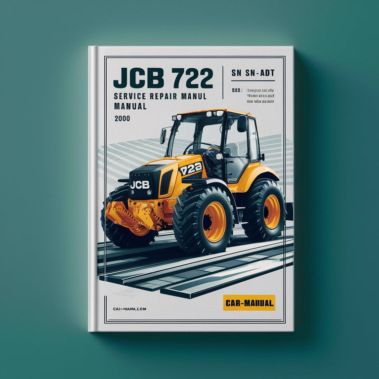 Manuel de réparation et d'entretien JCB 722 ADT SN 0833001-0833111