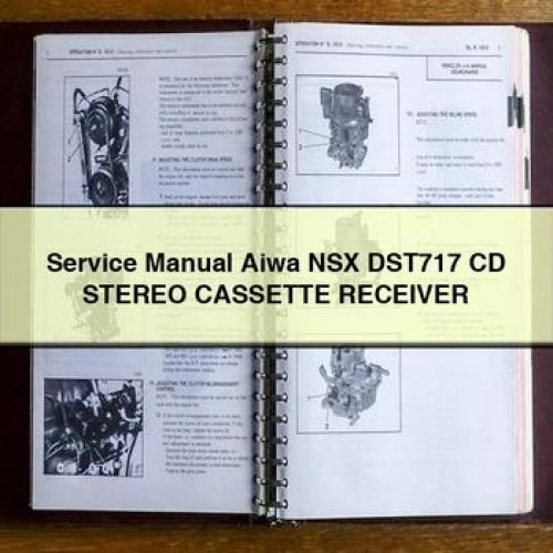 Manuel de service Aiwa NSX DST717 Récepteur CD stéréo à cassettes Télécharger PDF