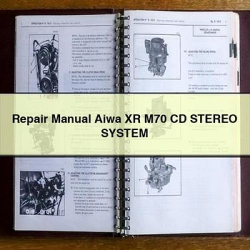 Manuel de réparation du système stéréo CD Aiwa XR M70 à télécharger en PDF