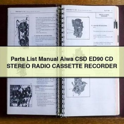 Liste des pièces détachées Aiwa CSD ED90 CD Stereo RADIO CASSETTE RECORDER PDF Télécharger