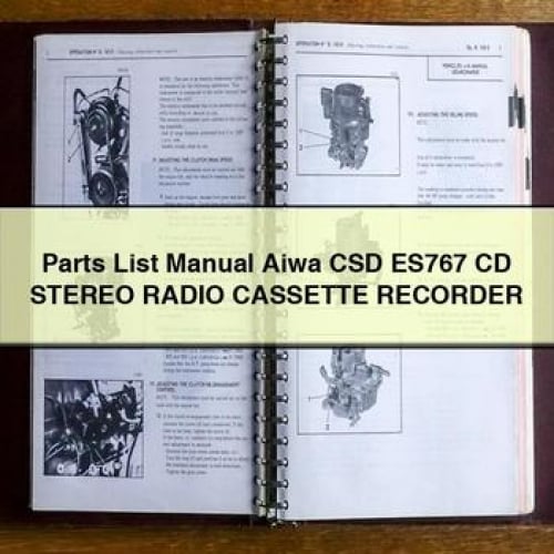 Liste des pièces détachées Aiwa CSD ES767 CD Stereo RADIO CASSETTE RECORDER PDF Télécharger