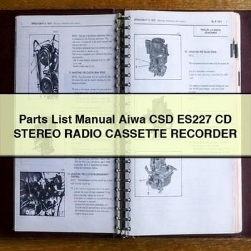 Liste des pièces détachées Aiwa CSD ES227 CD Stereo RADIO CASSETTE RECORDER PDF Télécharger