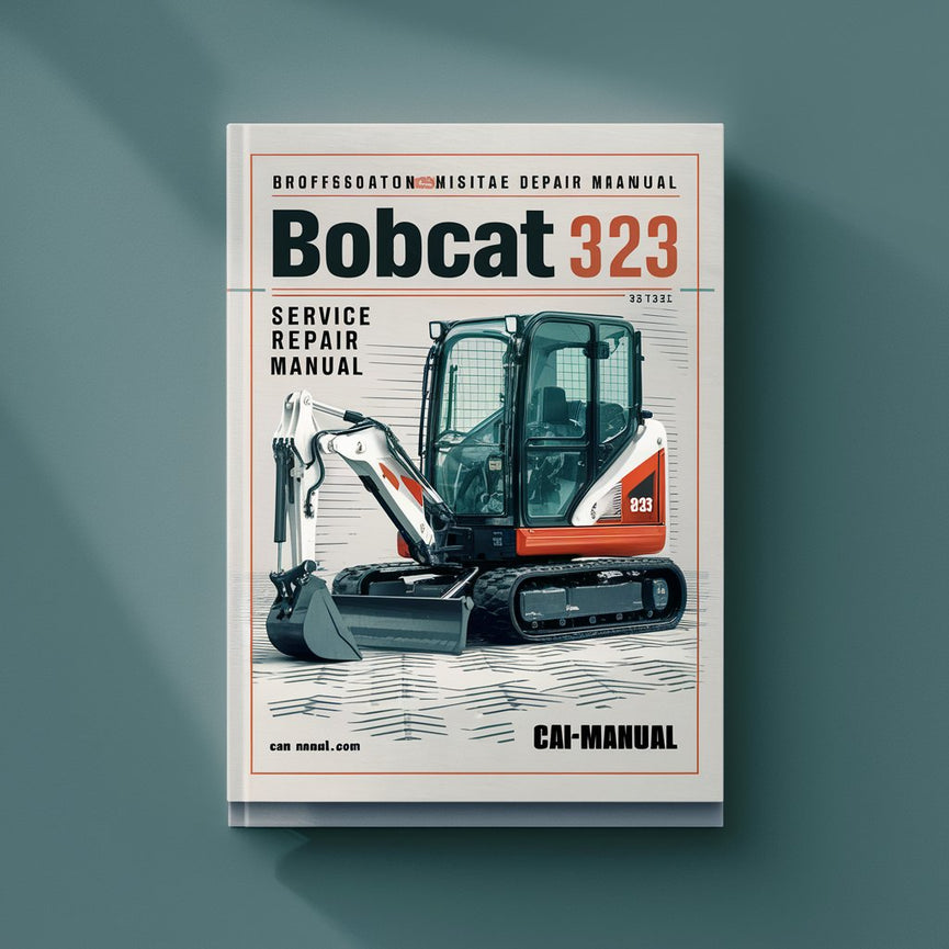 Bobcat 323 Mini Excavator Service Repair Manual