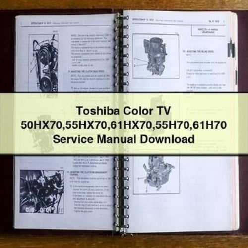 Toshiba Color TV 50HX70 55HX70 61HX70 55H70 61H70 Service Manual Download PDF