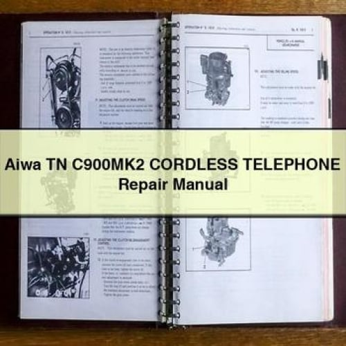 Manuel de réparation du téléphone sans fil Aiwa TN C900MK2 en PDF à télécharger