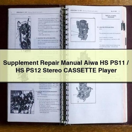 Supplement Repair Manual Aiwa HS PS11 / HS PS12 Stereo CASSETTE Player PDF Download