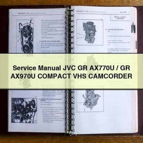 Manuel de service JVC GR AX770U / GR AX970U CAMÉSCOPE VHS compact Télécharger PDF