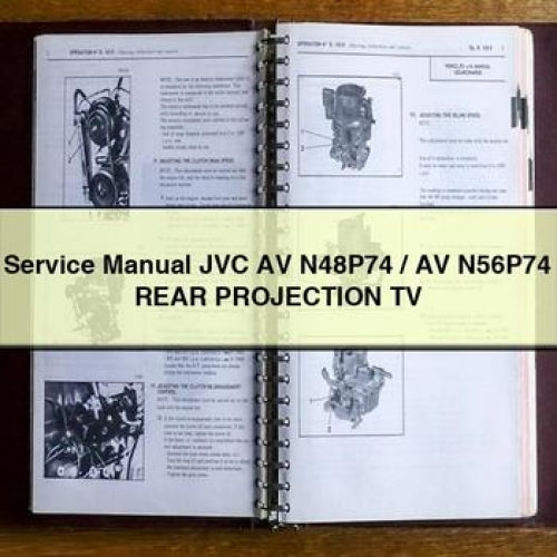 Manuel de service JVC AV N48P74 / AV N56P74 Téléviseur à projection arrière Télécharger PDF