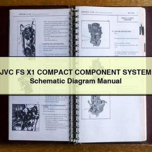 Schéma de principe du système de composants compacts JVC FS X1 Téléchargement PDF