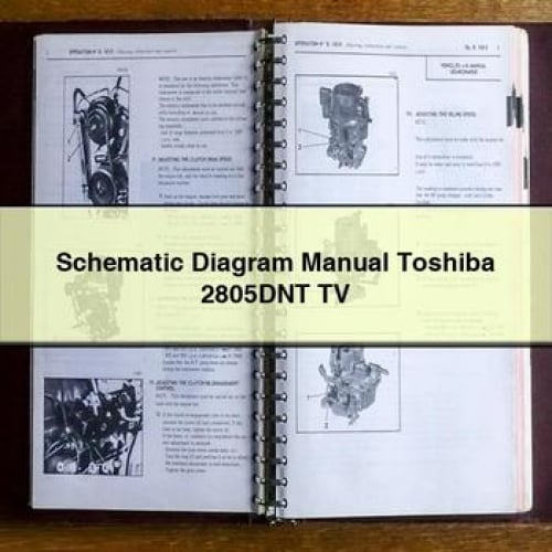 Schéma de principe du téléviseur Toshiba 2805DNT Télécharger le PDF