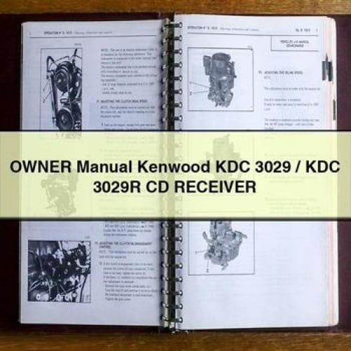 Owner Manual Kenwood KDC 3029 / KDC 3029R CD Receiver PDF Download