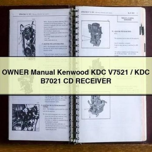 Owner Manual Kenwood KDC V7521 / KDC B7021 CD Receiver PDF Download