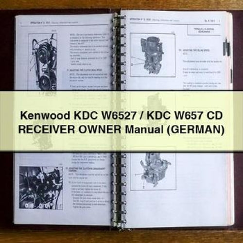 Manuel d'utilisation du récepteur CD Kenwood KDC W6527 / KDC W657 (ALLEMAND) Télécharger le PDF