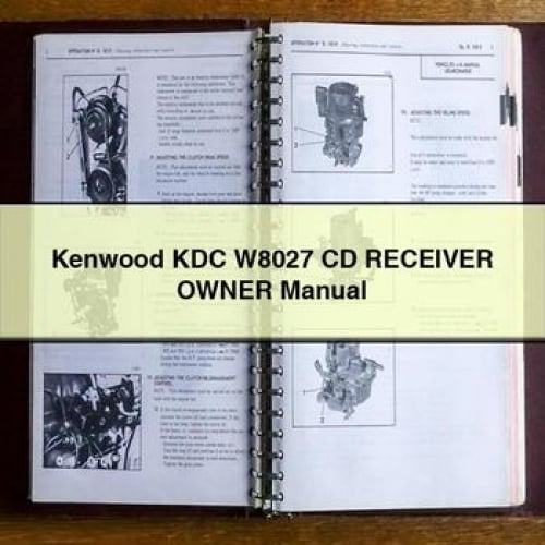 Manuel d'utilisation du récepteur CD Kenwood KDC W8027 en téléchargement PDF