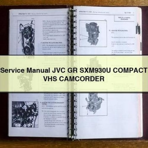 Service Manual JVC GR SXM930U Compact VHS CAMCORDER PDF Download