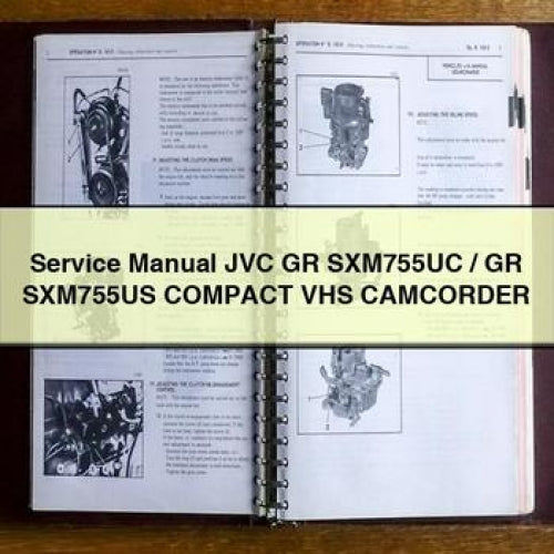 Manuel de service JVC GR SXM755UC / GR SXM755US CAMÉSCOPE VHS compacte Télécharger PDF