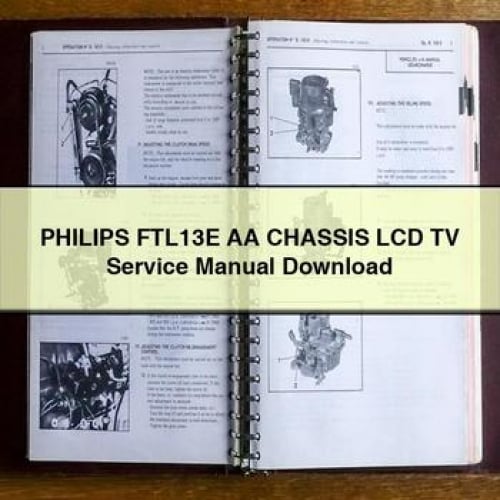 Manuel d'entretien du téléviseur LCD PHILIPS FTL13E AA CHASSIS Télécharger le PDF