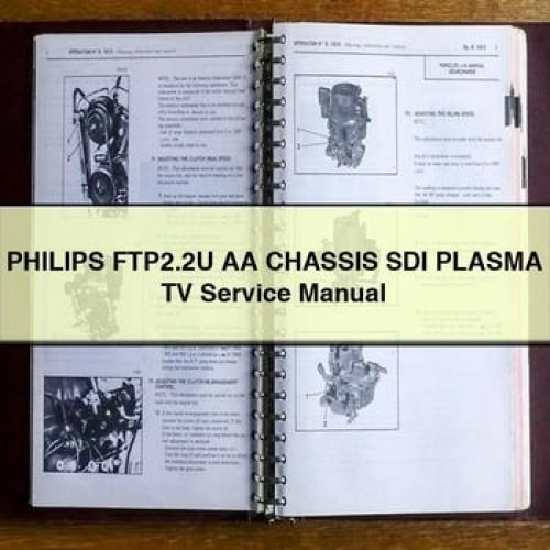 Manuel de service du téléviseur plasma PHILIPS FTP2.2U AA CHASSIS SDI PDF à télécharger