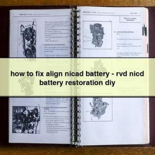 comment réparer une batterie NiCd Align - restauration de batterie NiCd RVD DIY