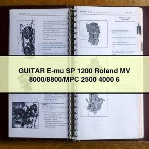 GUITARE E-mu SP 1200 Roland MV 8000/8800/MPC 2500 4000 6