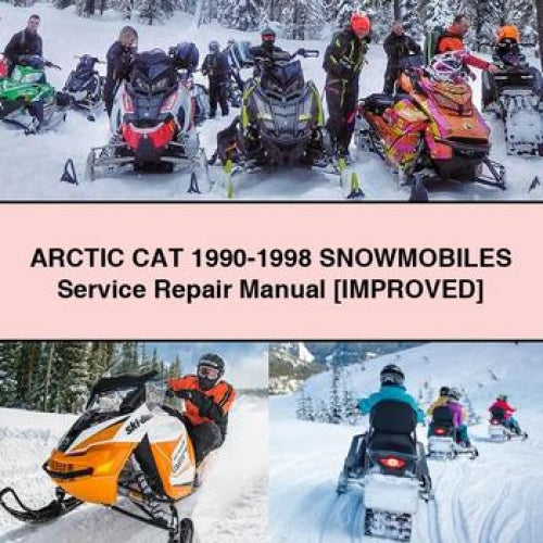 Manuel de réparation et d'entretien des motoneiges ARCTIC CAT 1990-1998 [Amélioré] Télécharger le PDF