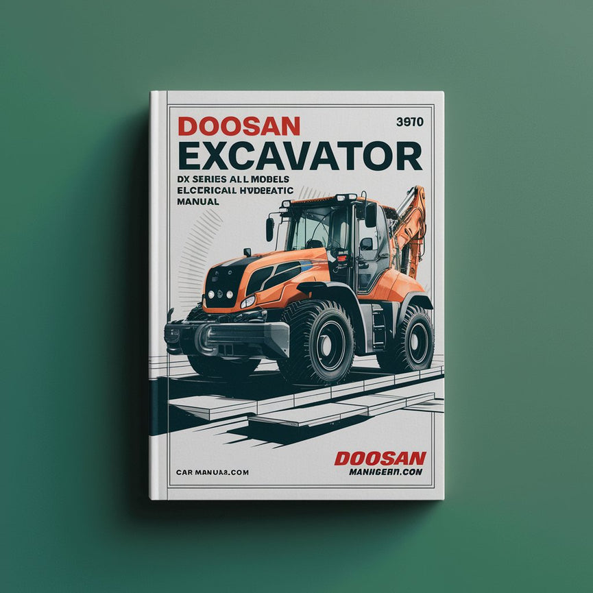 Excavadora DOOSAN Serie DX Todos los modelos ESQUEMA HIDRÁULICO Eléctrico Manual